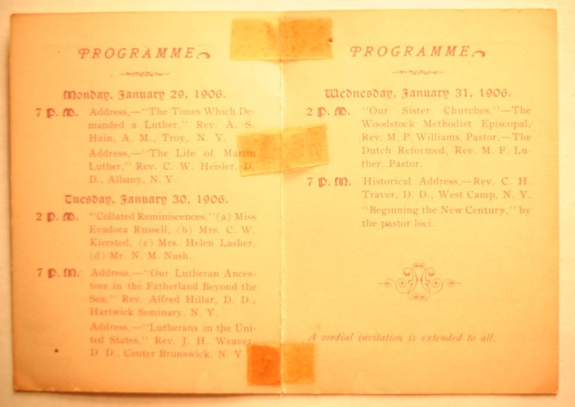 [ 1906 program information ]