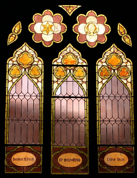[ Stained-glass windows, east side ]