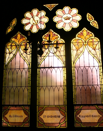 [ Stained-glass windows, north side ]